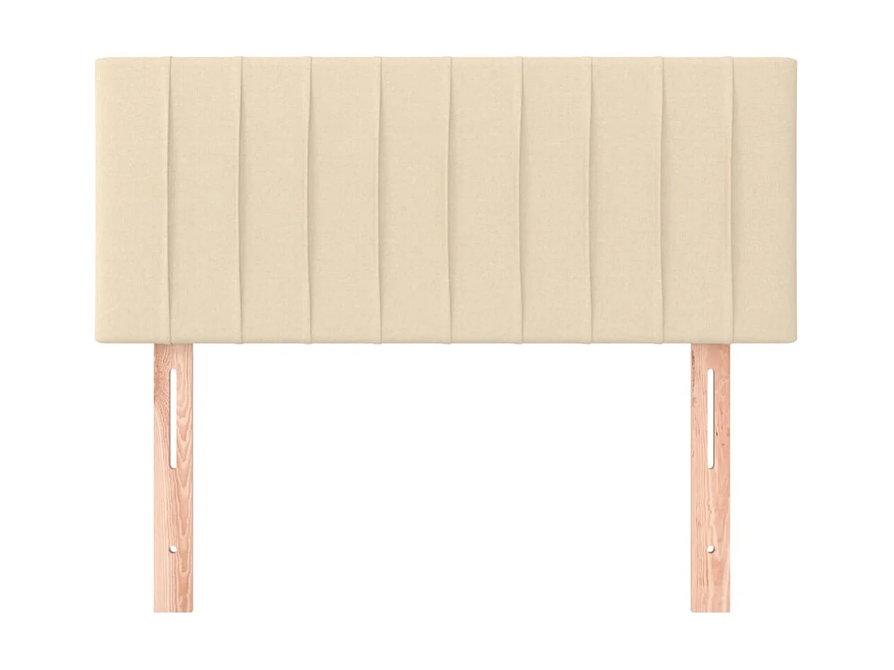 Testiera | Testata del letto Crema 80x5x78/88 cm in Tessuto