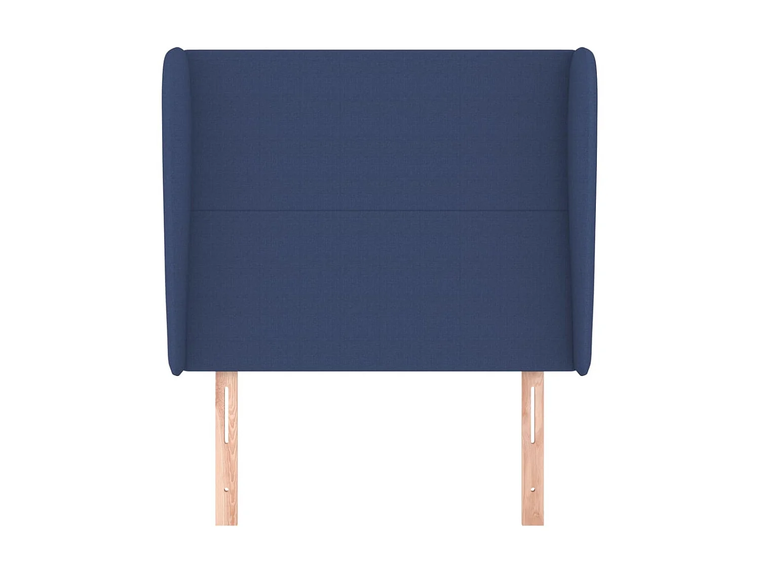 Tête de lit avec oreilles Bleu 103x23x118/128 cm Tissu POI42273 BonneVie Meuble