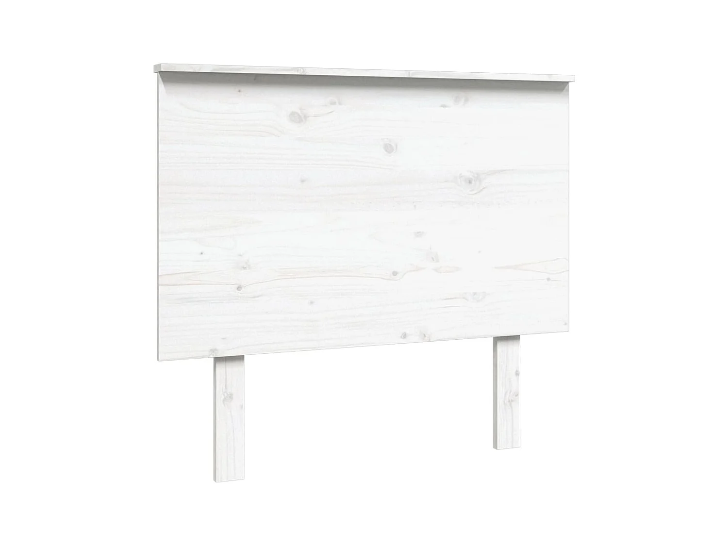 Testiera | Testata del letto per Letto Bianca 94x6x82,5cm in Legno Massello di Pino