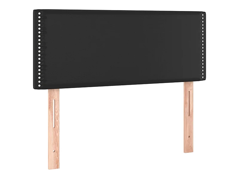 Testiera | Testata del letto Nera 100x5x78/88 cm in Similpelle