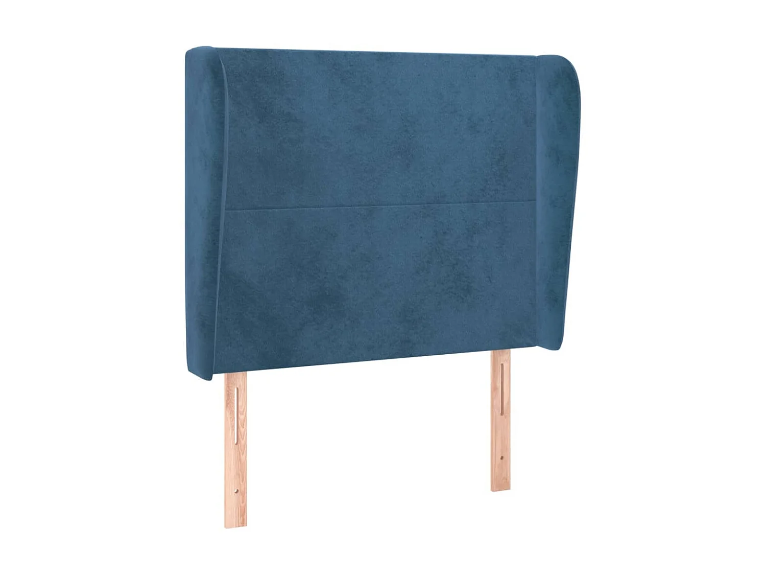 Testiera | Testata del letto ad Orecchio Blu Scuro 103x23x118/128 cm in Velluto