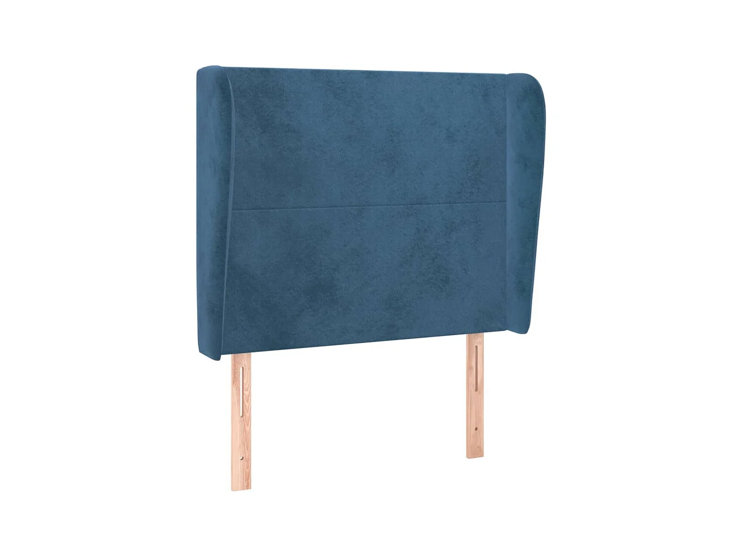 Tête de lit avec oreilles Bleu foncé 103x23x118/128 cm Velours POI35646 BonneVie Meuble