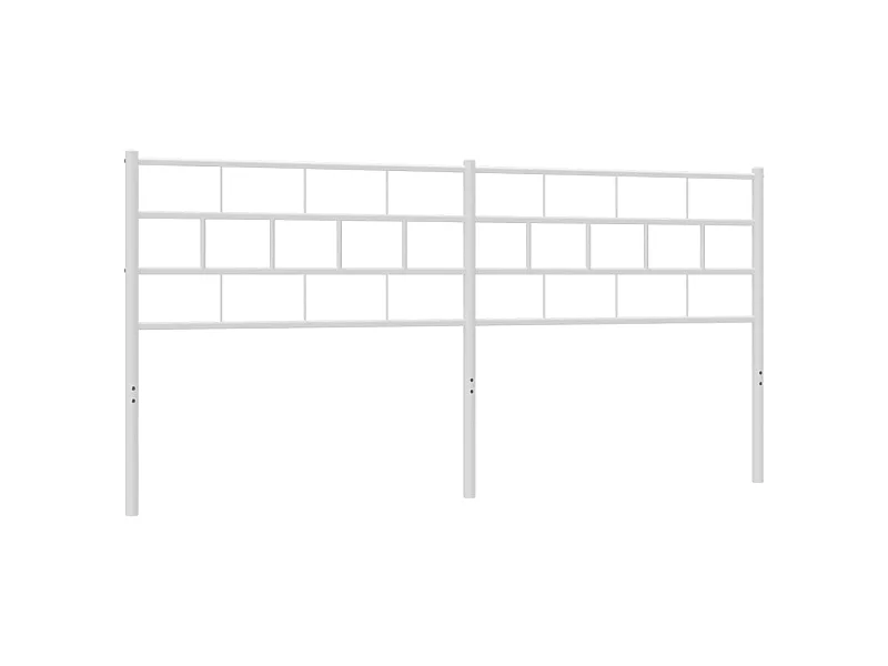 Hoofdbord 160 cm metaal wit NL674420