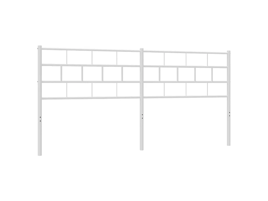 Testiera | Testata del letto in Metallo Bianco 160 cm