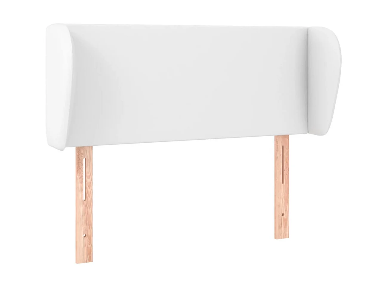 Hoofdbord met randen 103x23x78/88 cm kunstleer wit NL152405