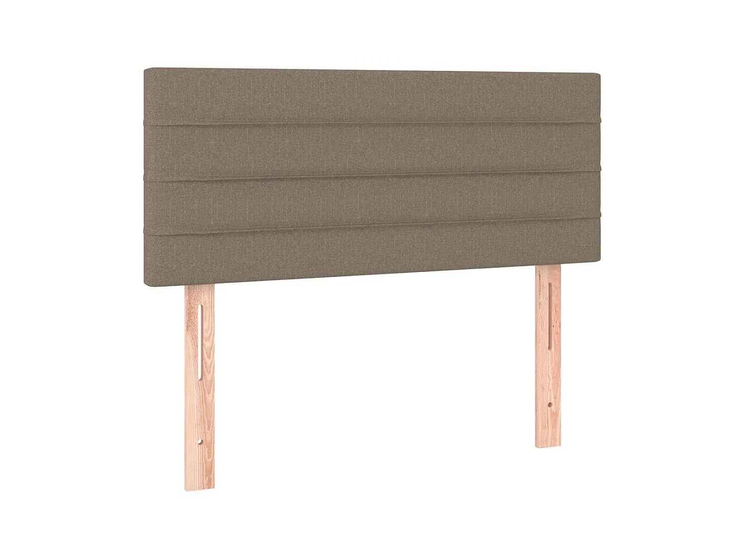 Tête de lit Taupe 100x5x78/88 cm Tissu POI10407 BonneVie Meuble