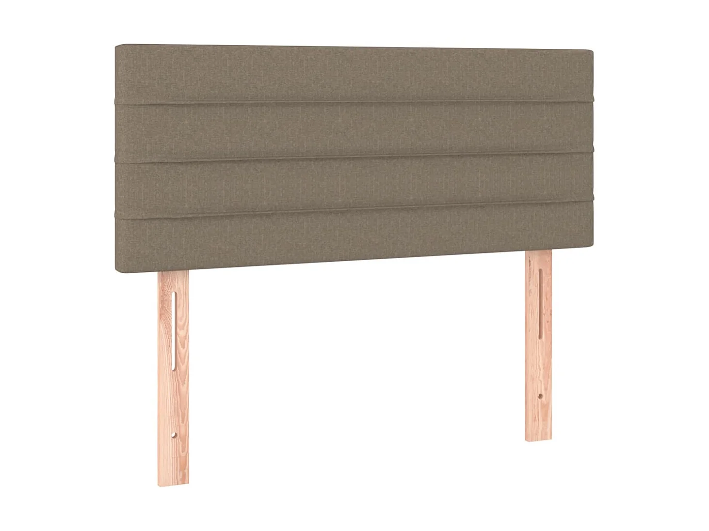 Tête de lit Taupe 100x5x78/88 cm Tissu POI10407 BonneVie Meuble