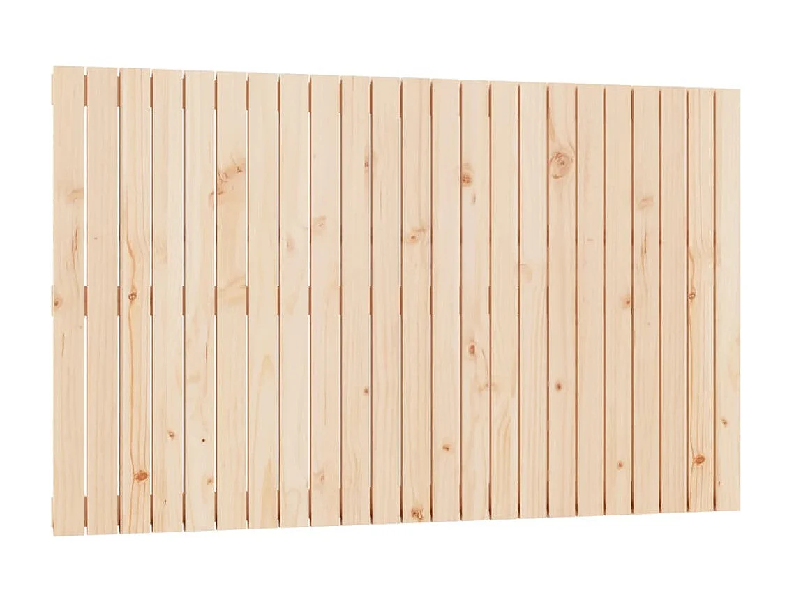 Tête de lit murale 147x3x90 cm Bois massif de pin POI53409 BonneVie Meuble