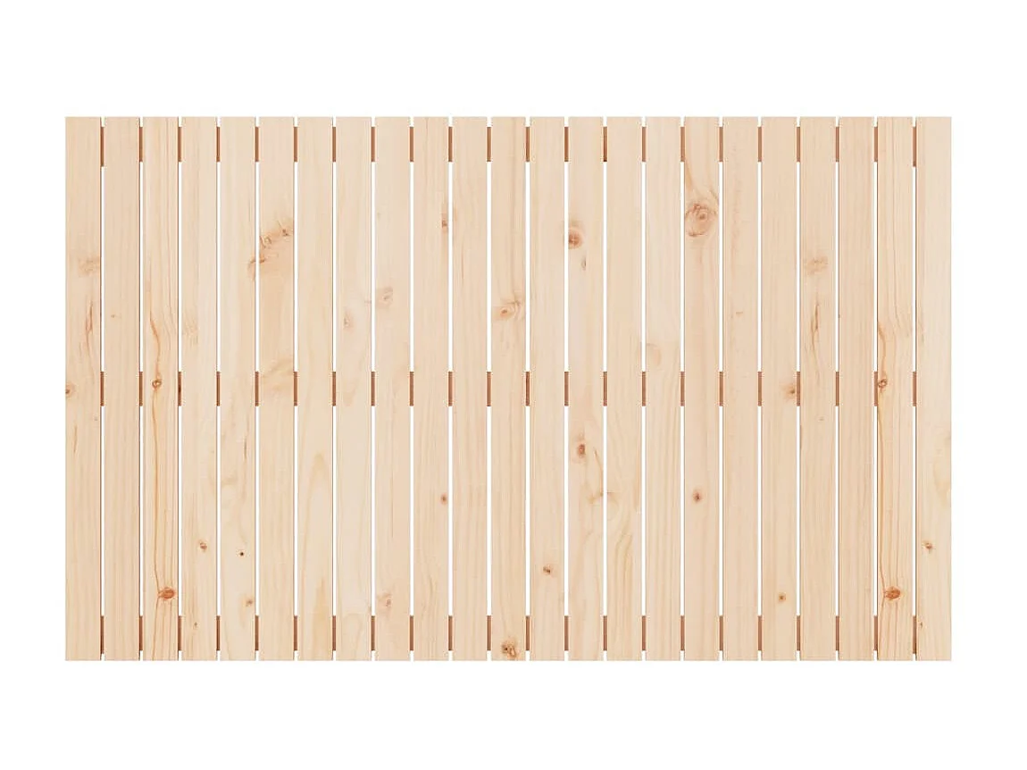 Tête de lit murale 147x3x90 cm Bois massif de pin POI53409 BonneVie Meuble