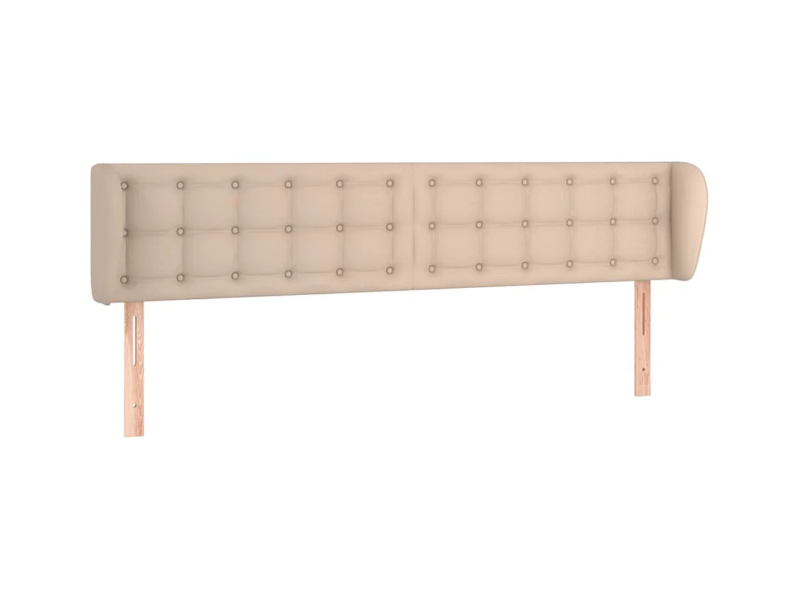 Tête de lit avec oreilles Cappuccino 163x23x78/88 cm Similicuir POI67916 BonneVie Meuble