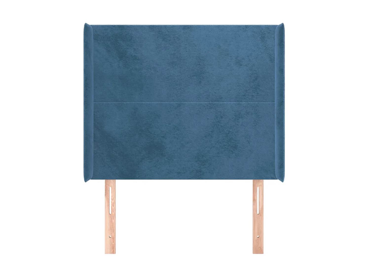 Kopfteil,Bettkopfteil mit Ohren Dunkelblau 83x16x118/128 cm Samt -gkd719010