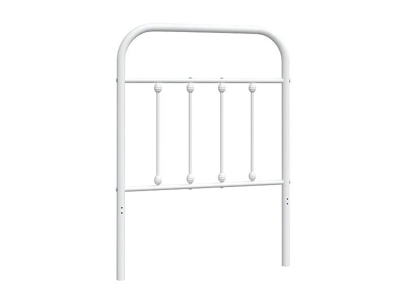 Cabeceira de cama 75 cm metal branco PT851348