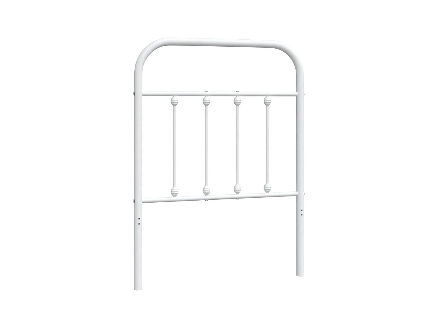 Tête de lit métal blanc 75 cm POI11456 BonneVie Meuble