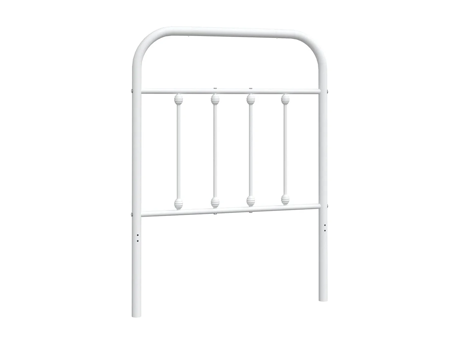 Tête de lit métal blanc 75 cm POI11456 BonneVie Meuble