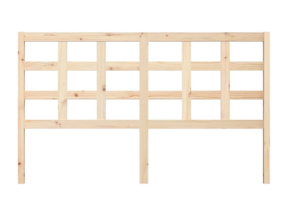 Hoofdbord 165,5x4x100 cm massief grenenhout NL703141