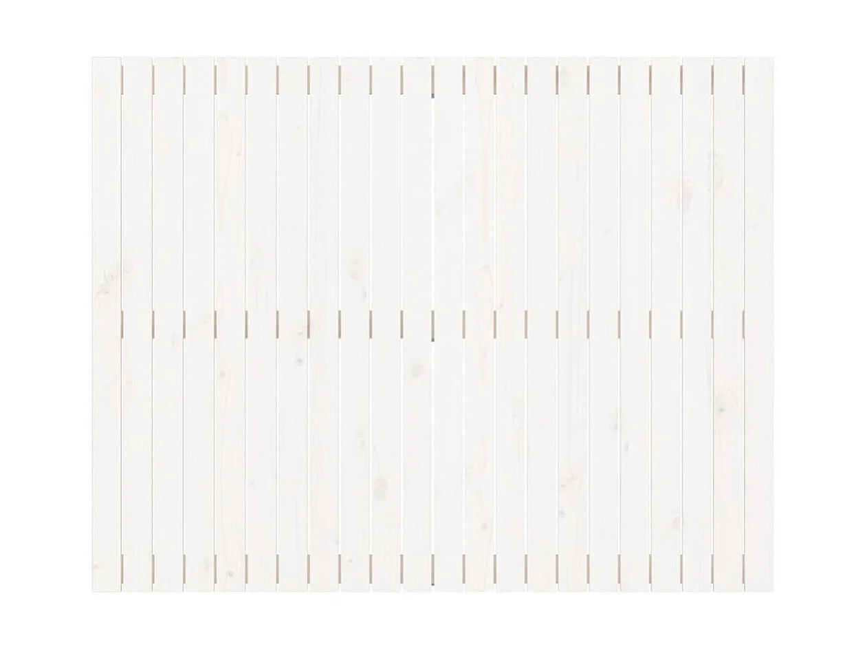 Wandhoofdbord 140x3x110 cm massief grenenhout wit NL885801