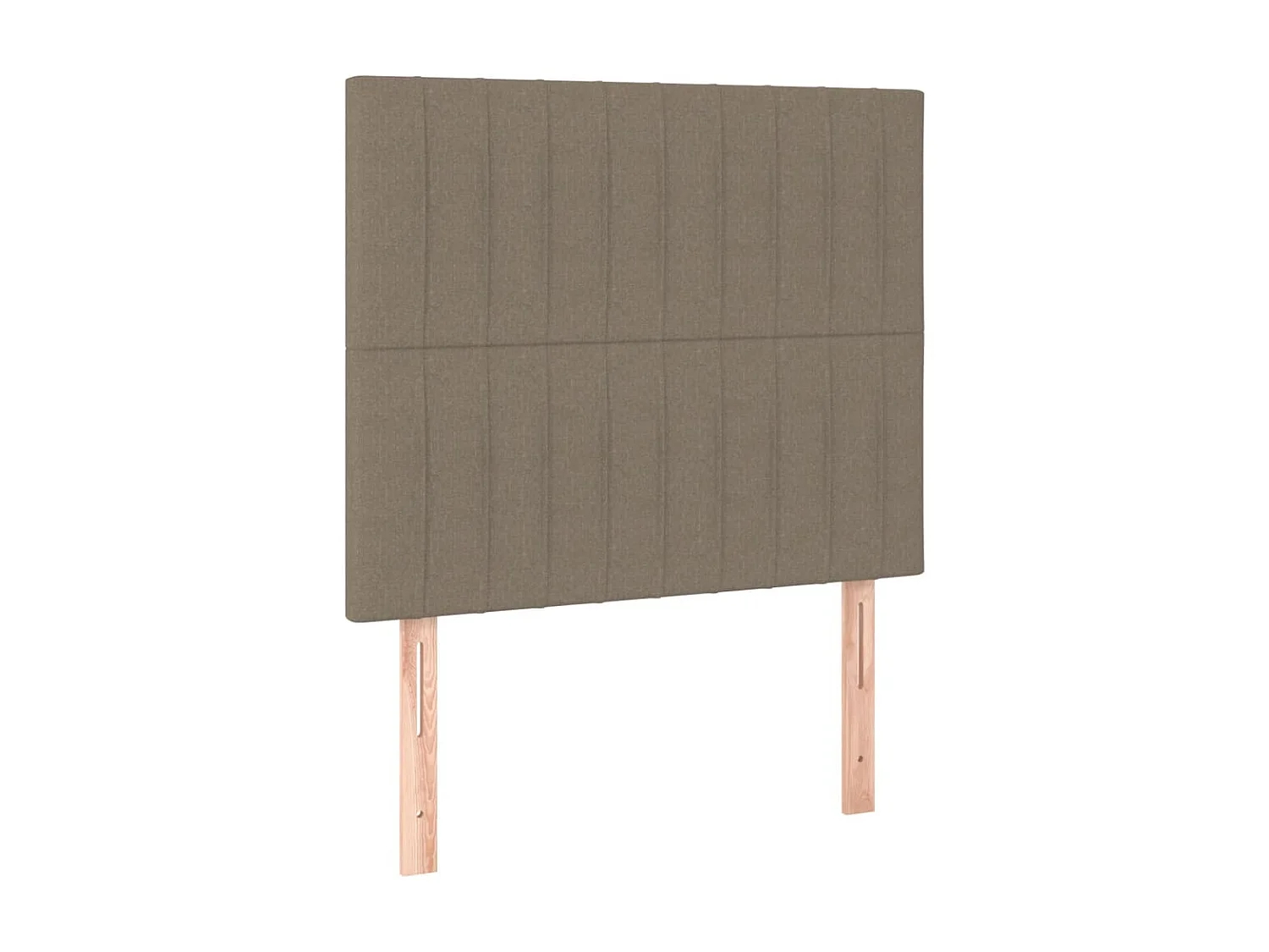 Tête de lit à LED Taupe 100x5x118/128 cm Tissu POI71849 BonneVie Meuble