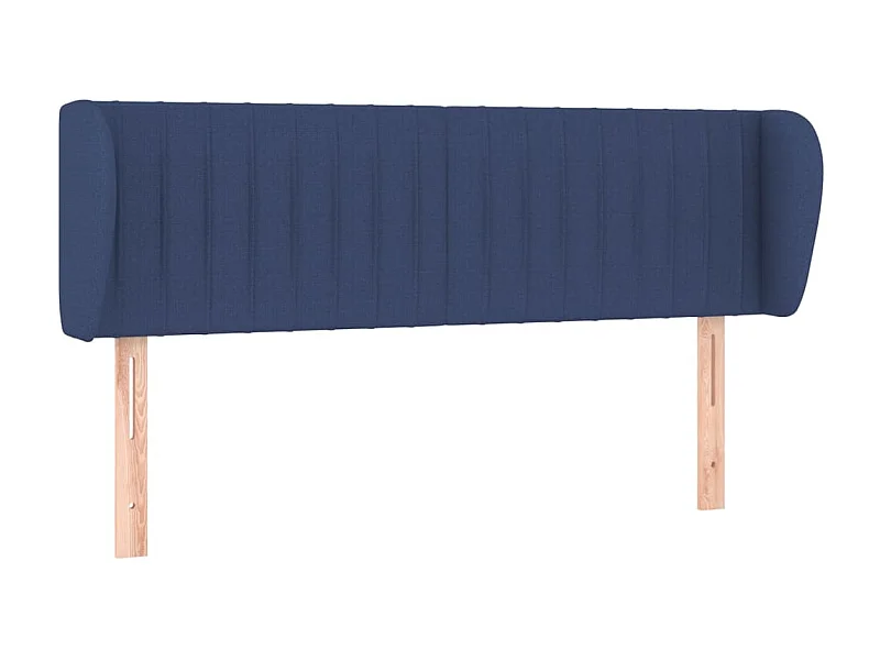 Hoofdbord met randen 147x23x78/88 cm stof blauw NL316144