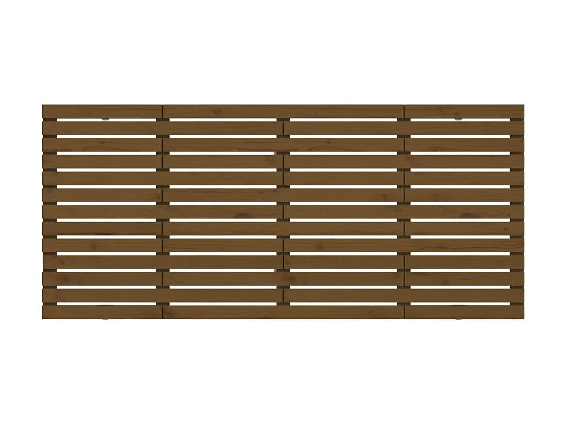 Cabeceira de parede 166x3x91,5 cm pinho maciço castanho-mel PT468306