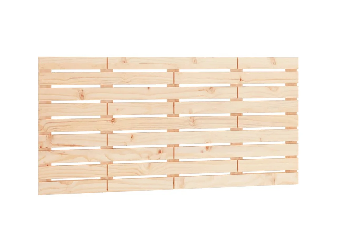 Testiera | Testata del letto da Parete 156x3x63 cm in Legno Massello di Pino