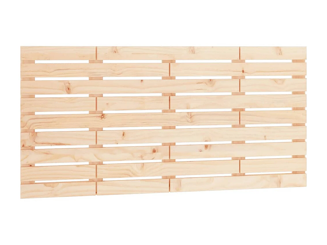 Tête de lit murale 156x3x63 cm Bois massif de pin POI40428 BonneVie Meuble