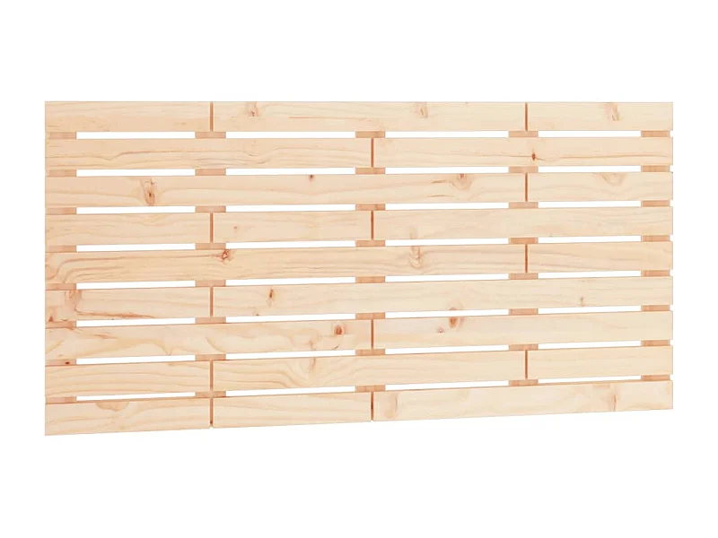 Tête de lit murale 156x3x63 cm Bois massif de pin POI40428 BonneVie Meuble