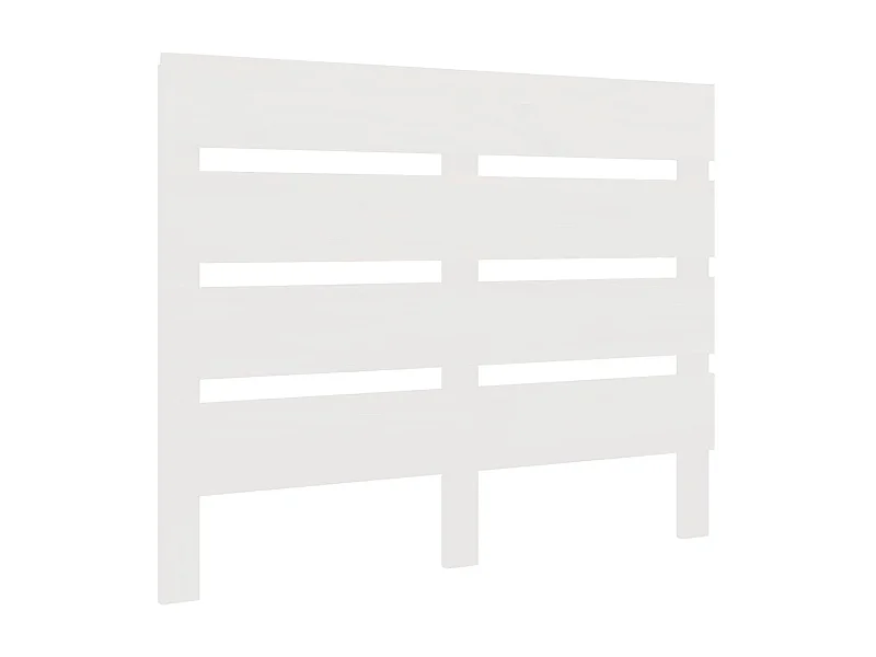 Cabeceira de cama 90x3x80 cm pinho maciço branco PT113687