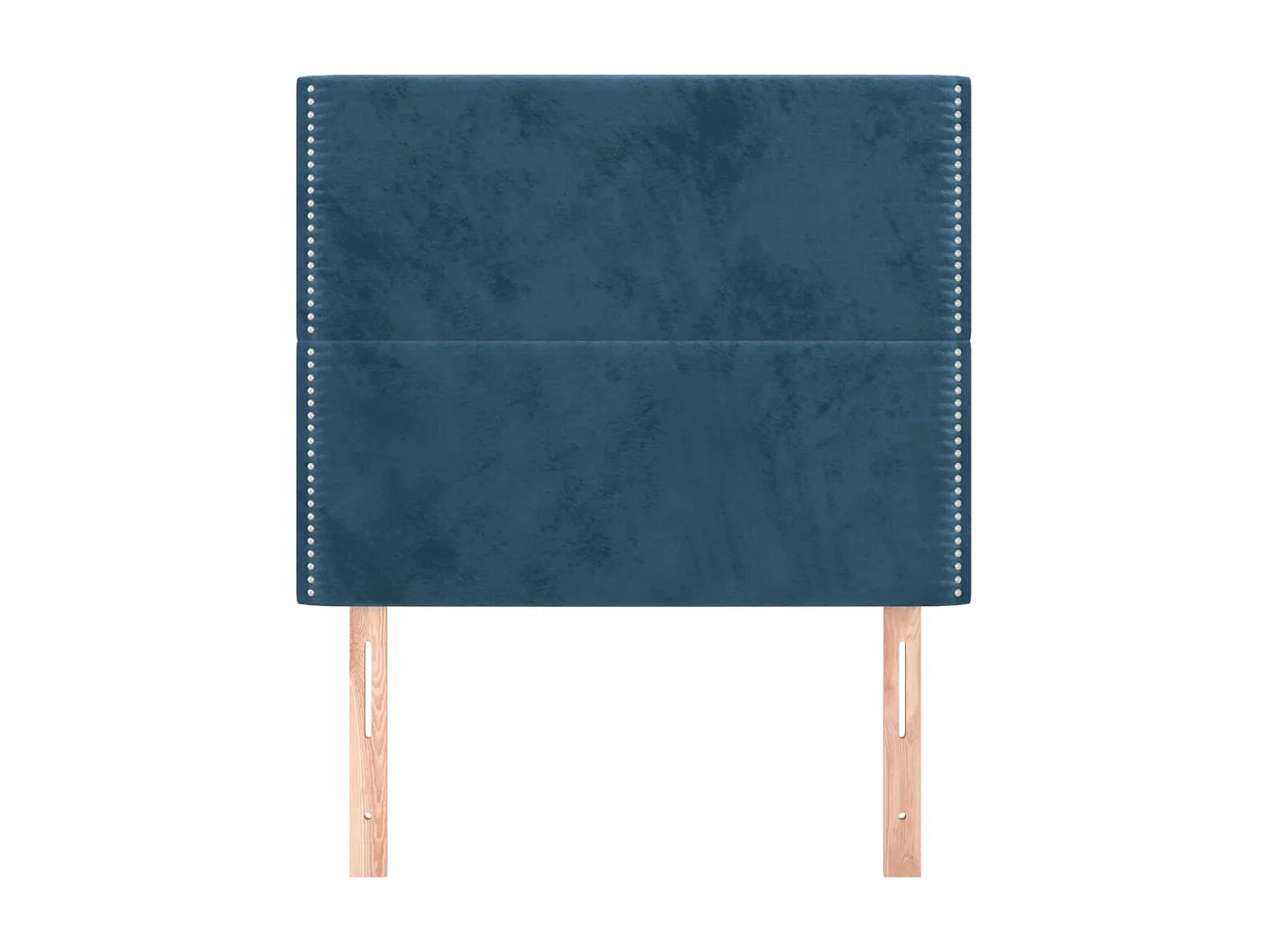 Têtes de lit 2 pcs Bleu foncé 90x5x78/88 cm Velours POI92119 BonneVie Meuble