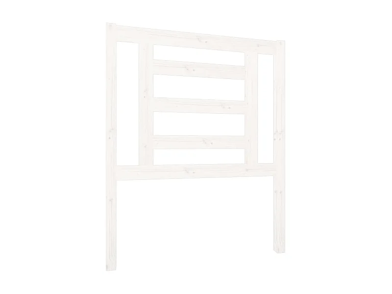 Tête de lit Blanc 81x4x100 cm Bois massif de pin POI20948 BonneVie Meuble