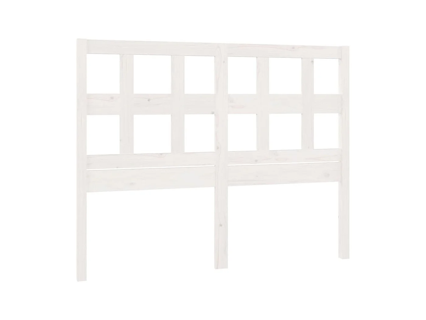Testiera | Testata del letto per Letto Bianca 205,5x4x100 cm Legno Massello di Pino