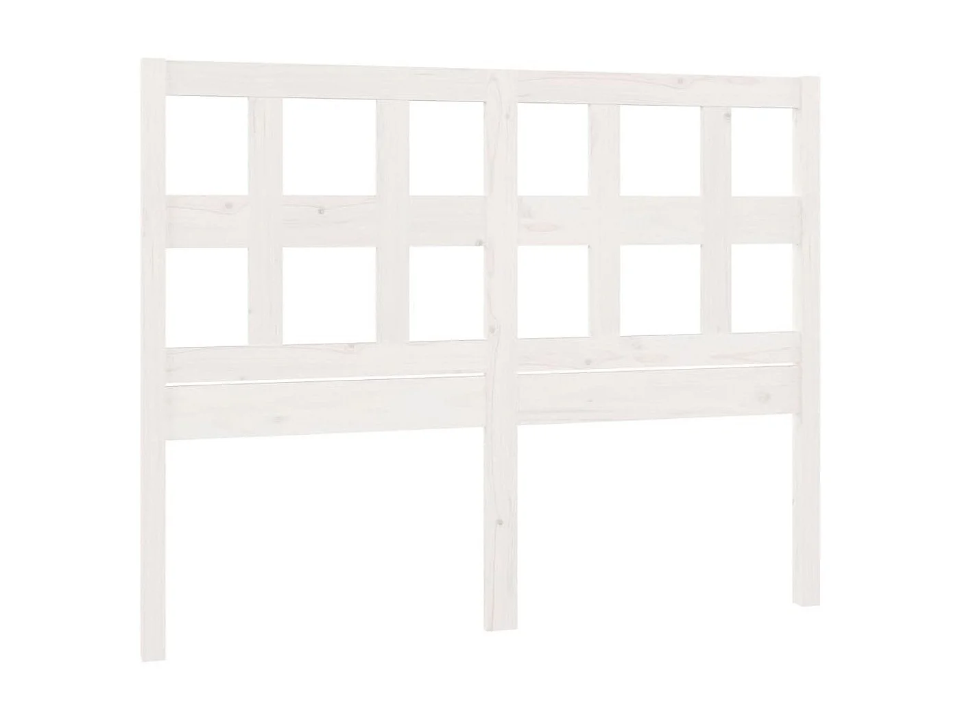 Testiera | Testata del letto per Letto Bianca 205,5x4x100 cm Legno Massello di Pino