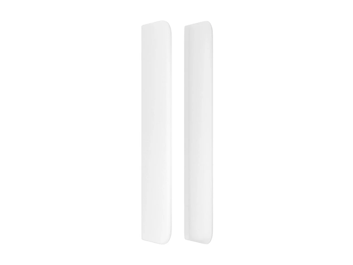 Tête de lit avec oreilles Blanc 147x16x118/128 cm Similicuir POI90676 BonneVie Meuble