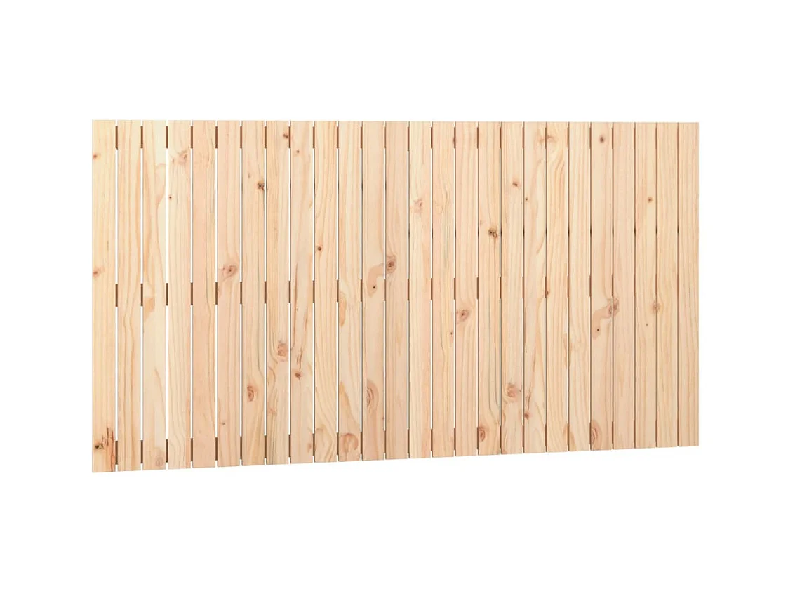 Tête de lit murale 166x3x90 cm Bois massif de pin POI10693 BonneVie Meuble