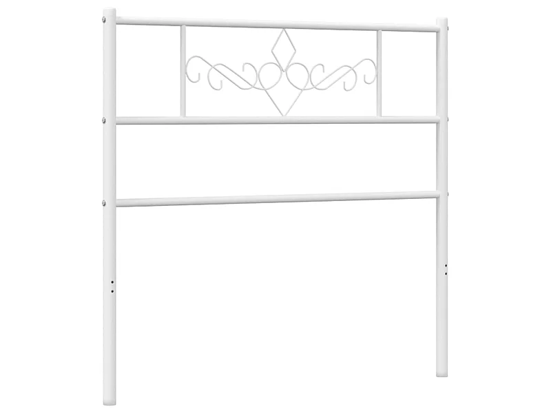 Testiera | Testata del letto in Metallo Bianco 100 cm