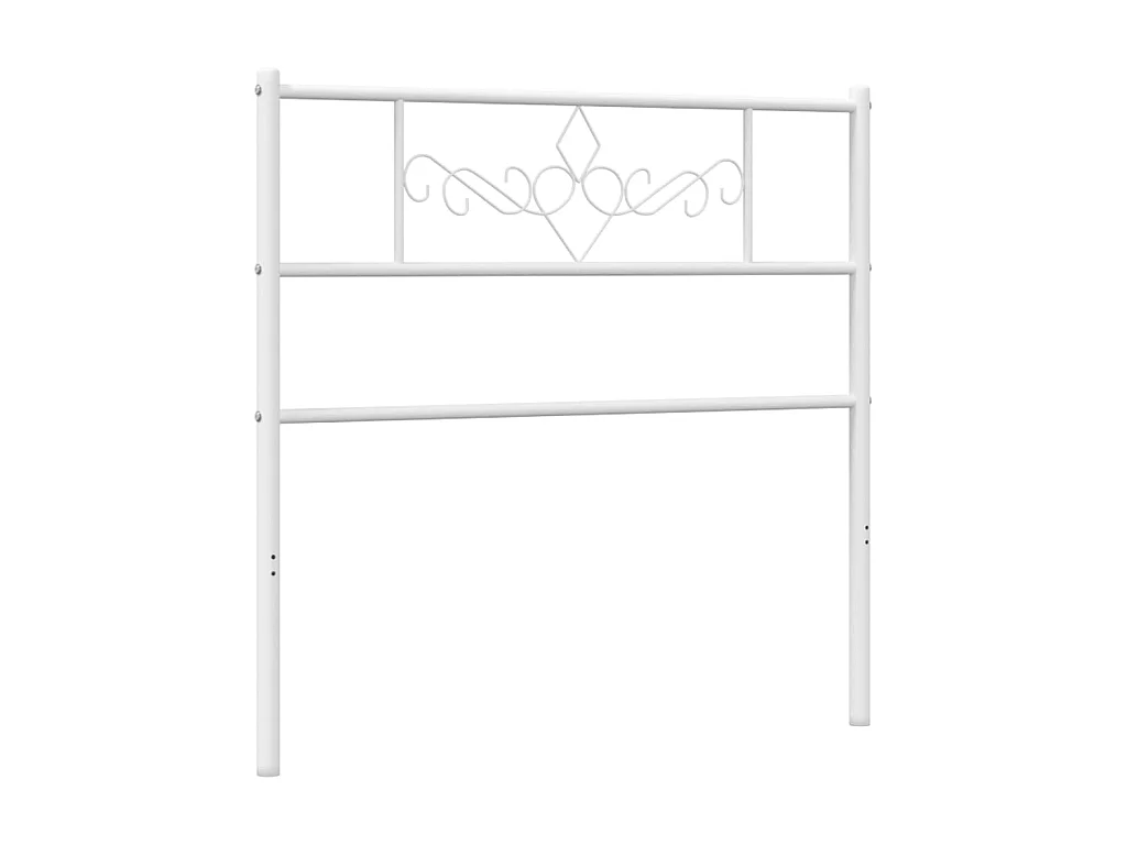 Testiera | Testata del letto in Metallo Bianco 100 cm