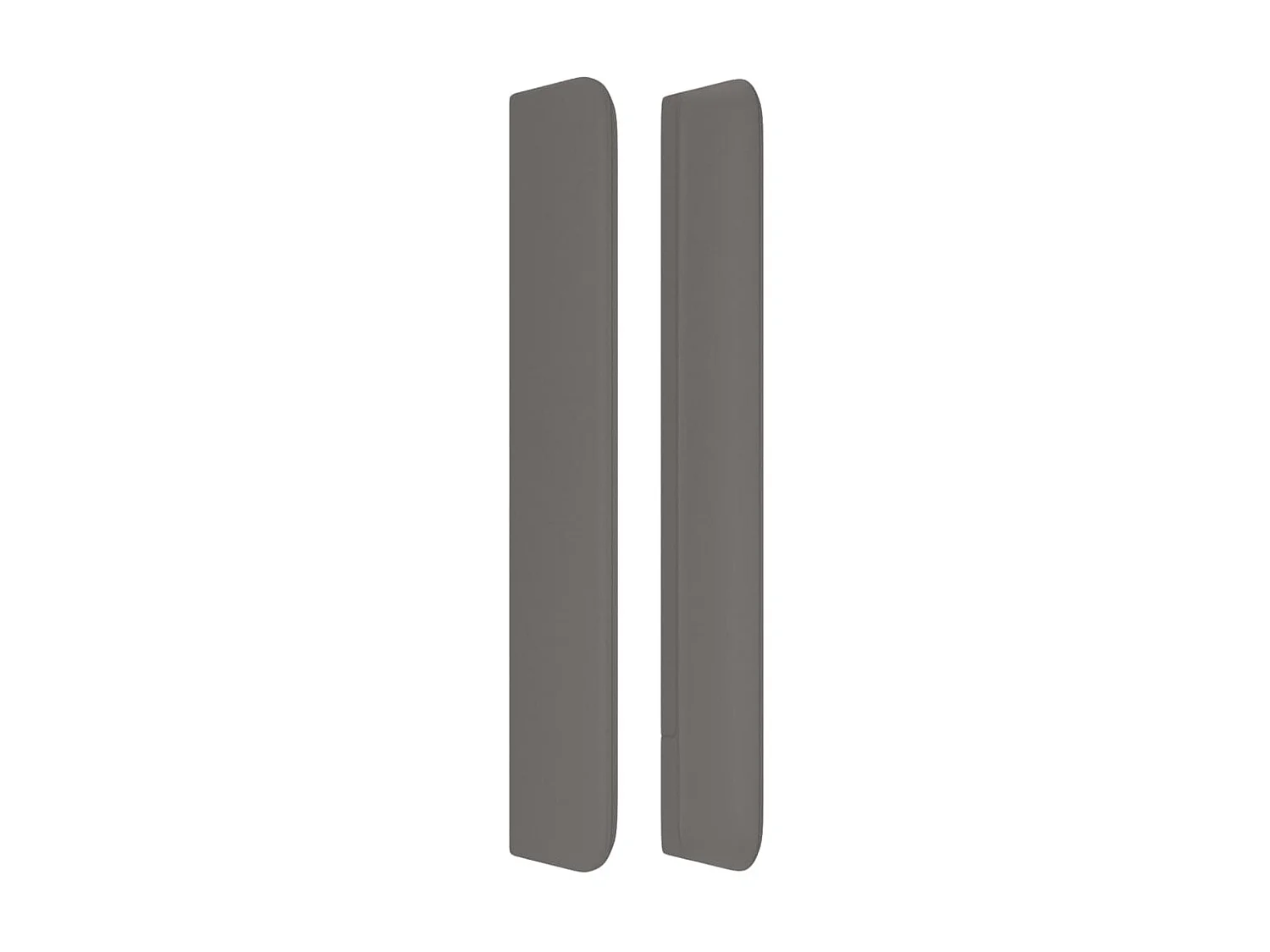 Kopfteil,Bettkopfteil mit Ohren Grau 93x16x118/128 cm Kunstleder -gkd895416