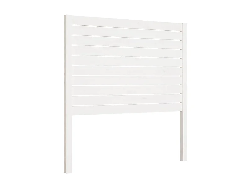 Tête de lit Blanc 81x4x100 cm Bois massif de pin POI85797 BonneVie Meuble