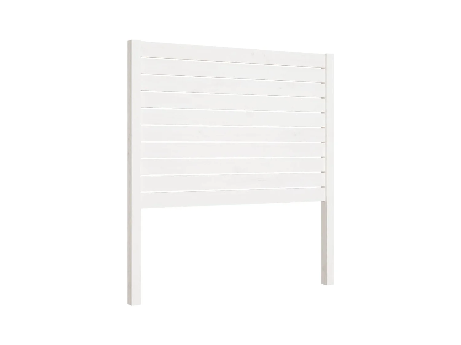 Tête de lit Blanc 81x4x100 cm Bois massif de pin POI85797 BonneVie Meuble