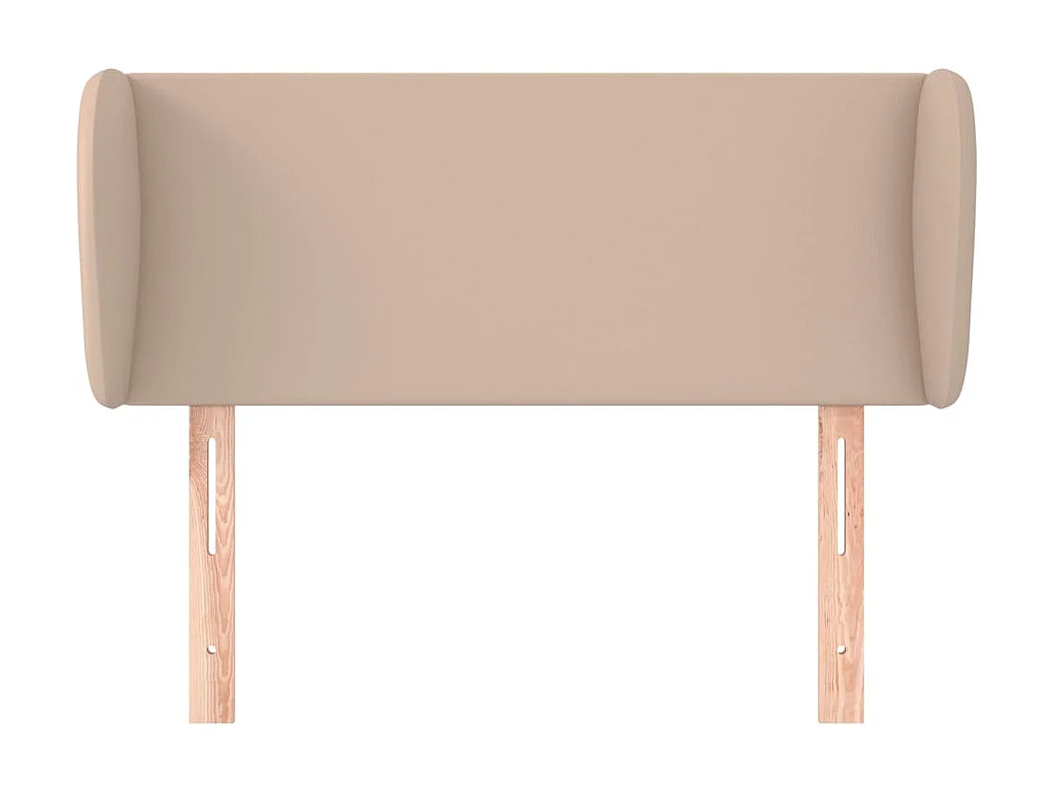 Testiera | Testata del letto ad Orecchio Cappuccino 93x23x78/88 cm in Similpelle