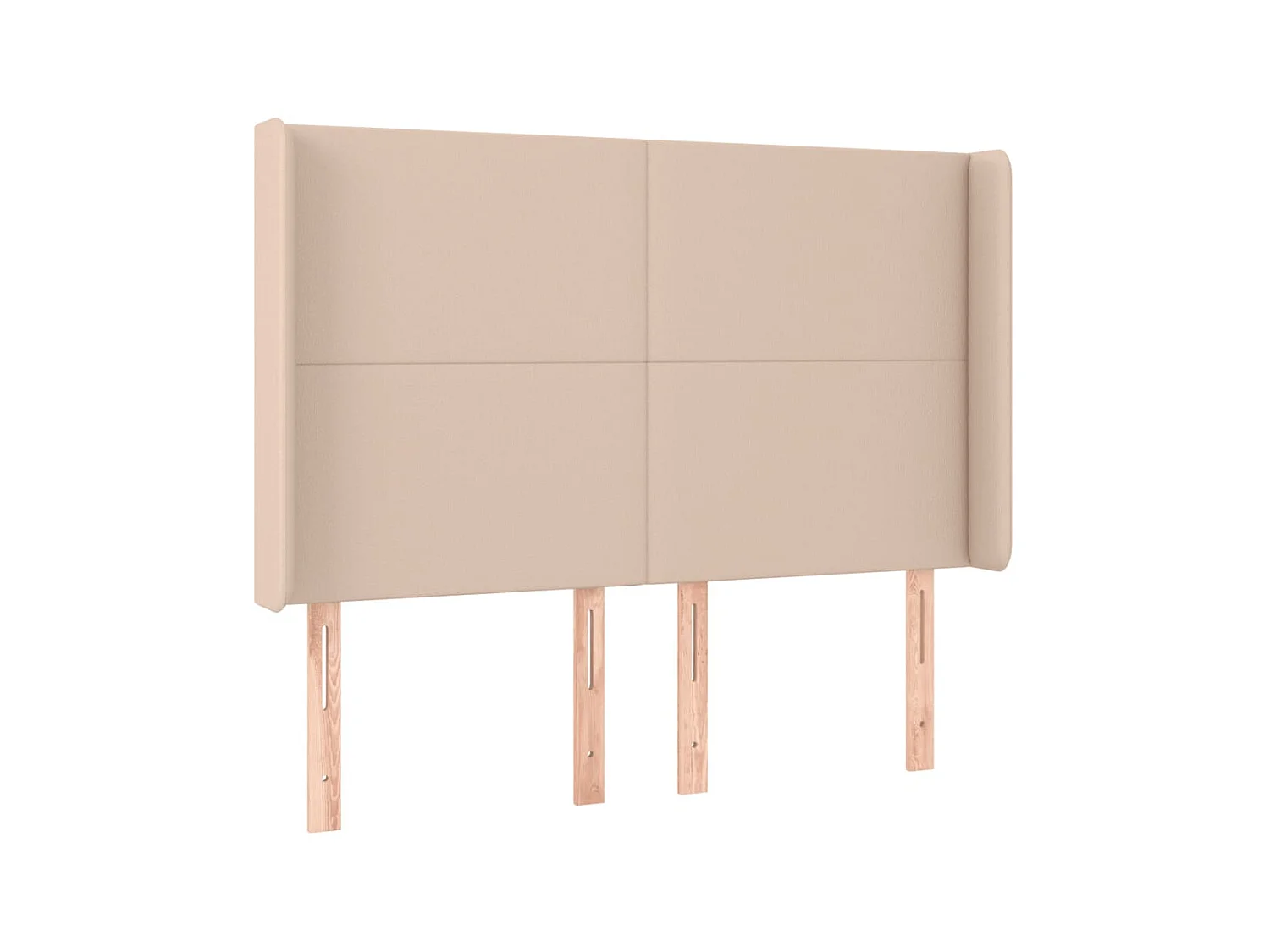 Tête de lit avec oreilles Cappuccino 147x16x118/128 cm POI81234 BonneVie Meuble