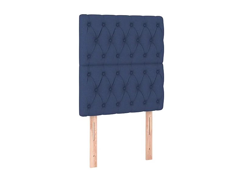 Cabeceros 2 unidades de tela azul 80x7x78/88 cm ES21425