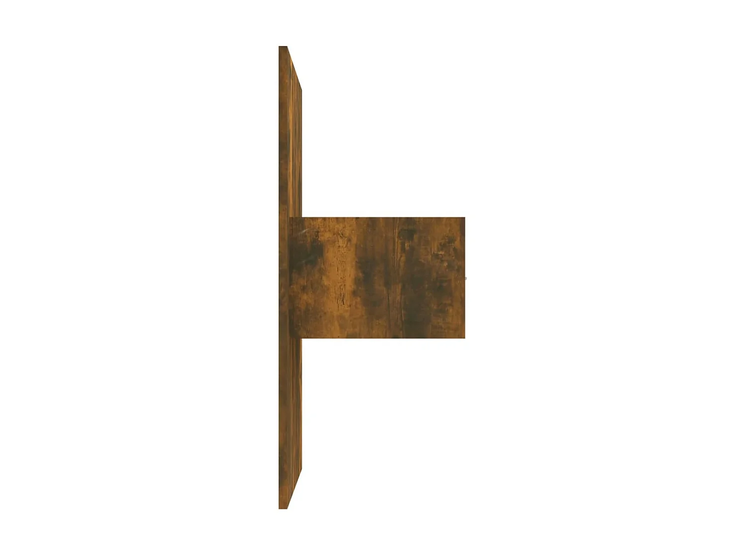 Tête de lit avec armoires Chêne fumé Bois d'ingénierie POI81898 BonneVie Meuble