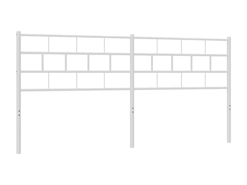 Cabecero de metal blanco 193 cm ES75921