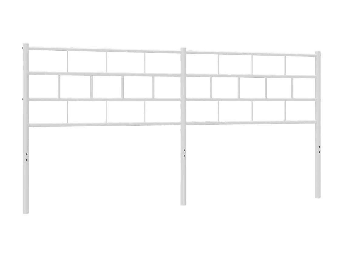 Cabecero de metal blanco 193 cm ES75921