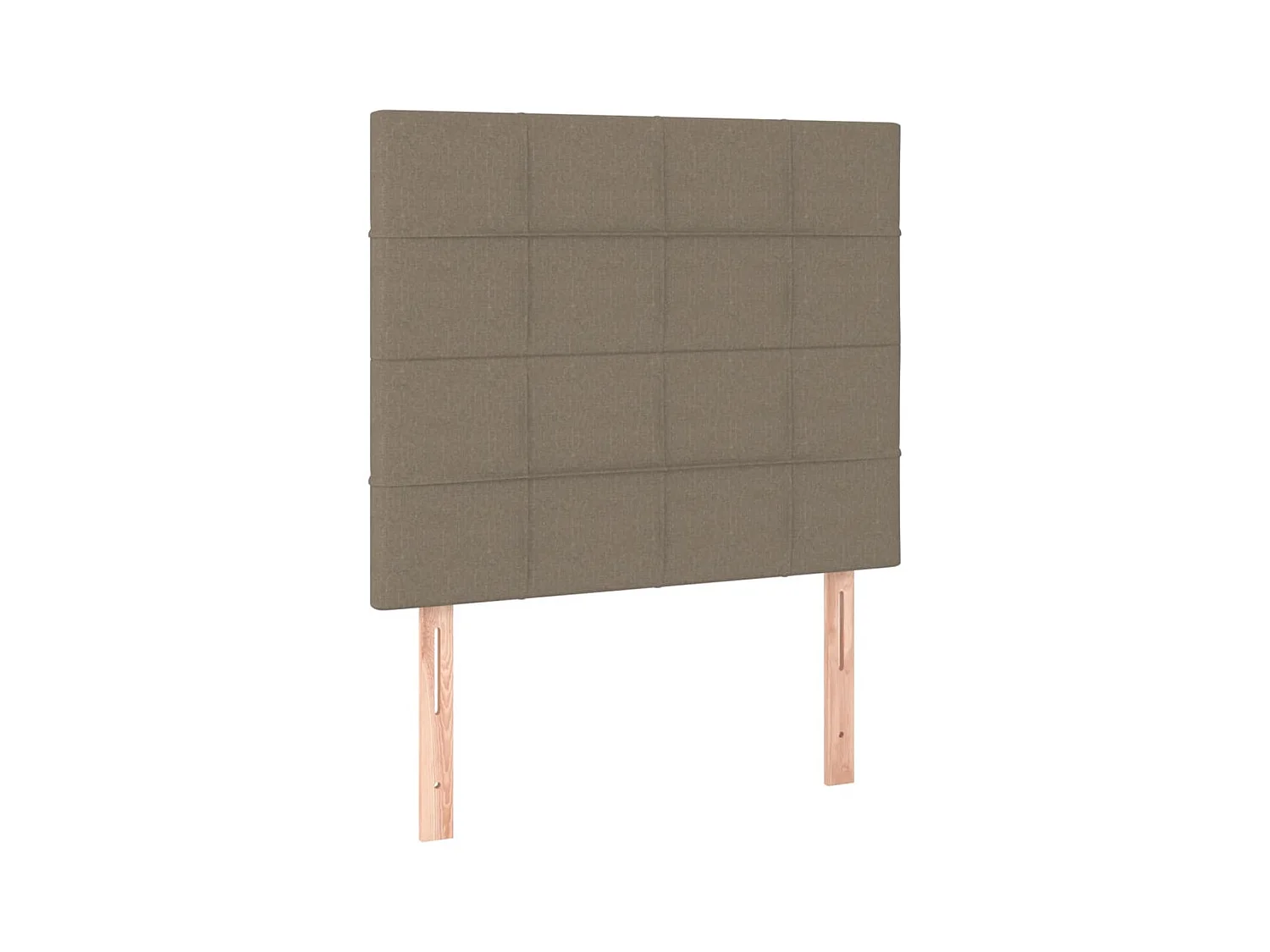 Têtes de lit 2 pcs Taupe 100x5x78,88 cm Tissu PEWV43932 BonneVie Meuble