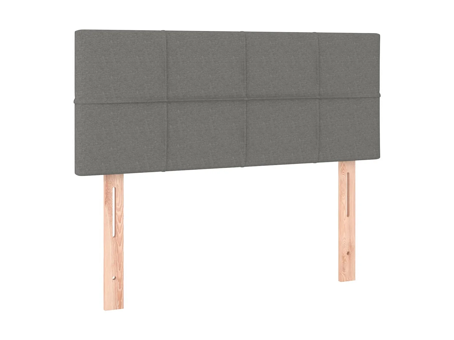 Tête de lit Gris foncé 80x5x78/88 cm Tissu POI60009 BonneVie Meuble