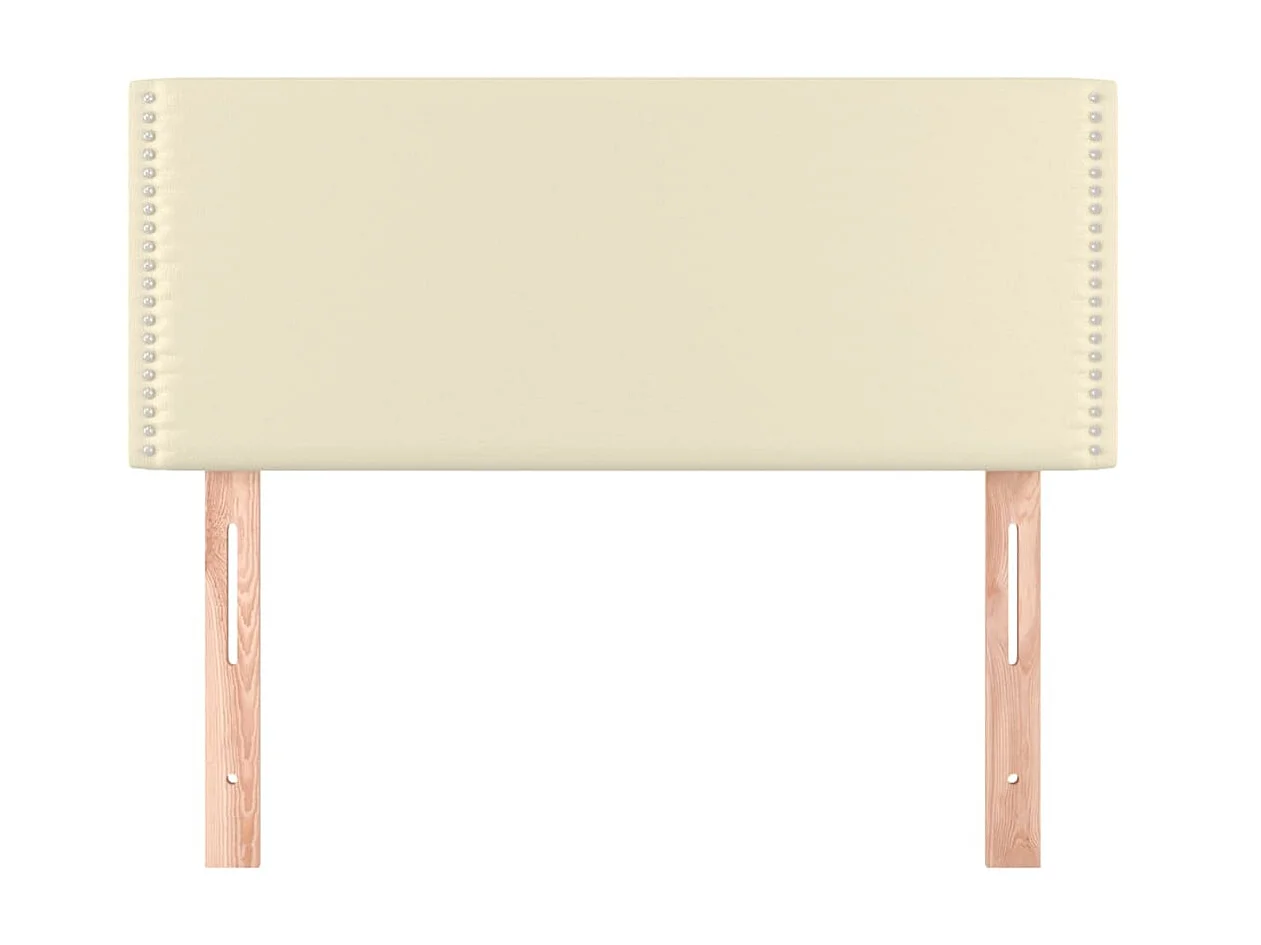 Tête de lit Crème 90x5x78/88 cm Similicuir POI63111 BonneVie Meuble