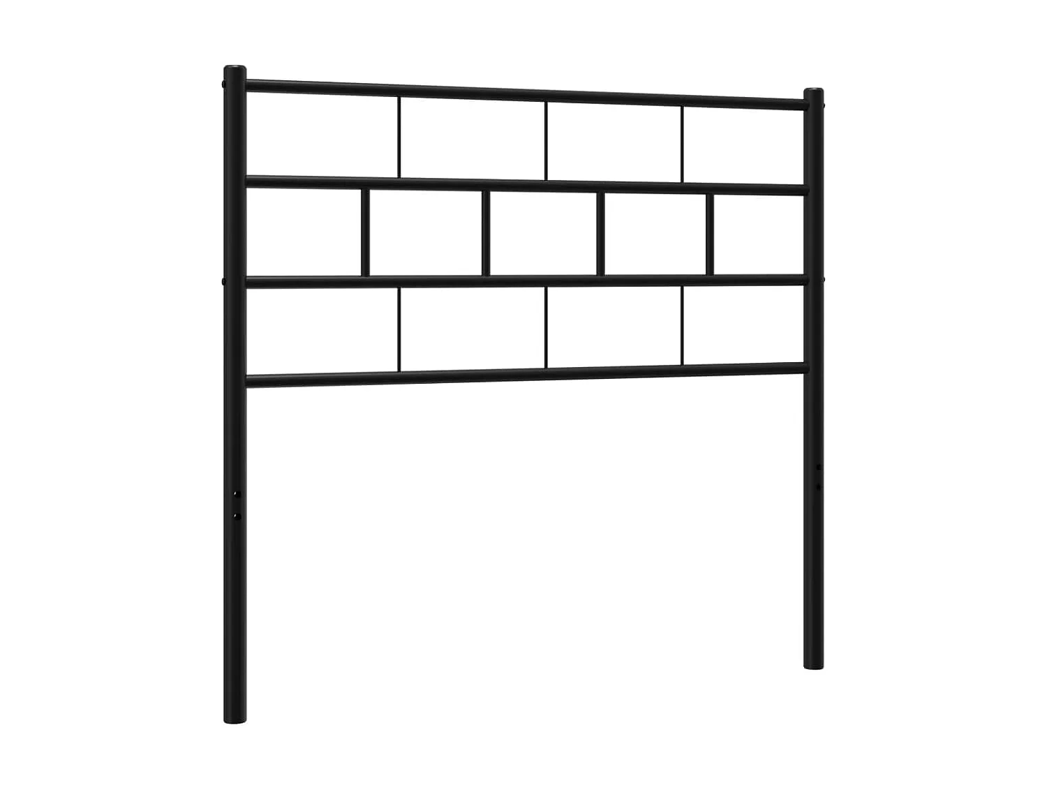 Cabeceira de cama 75 cm metal preto PT106819