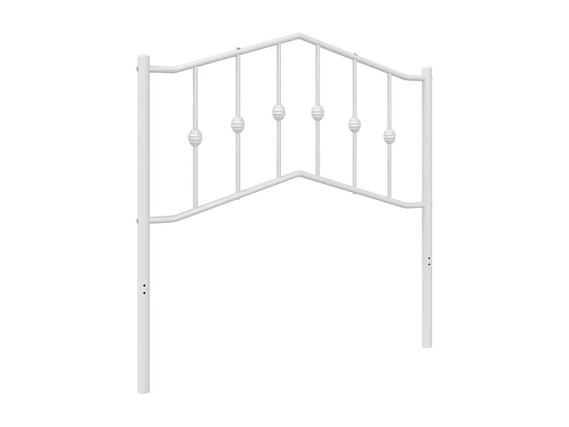 Testiera | Testata del letto in Metallo Bianco 90 cm