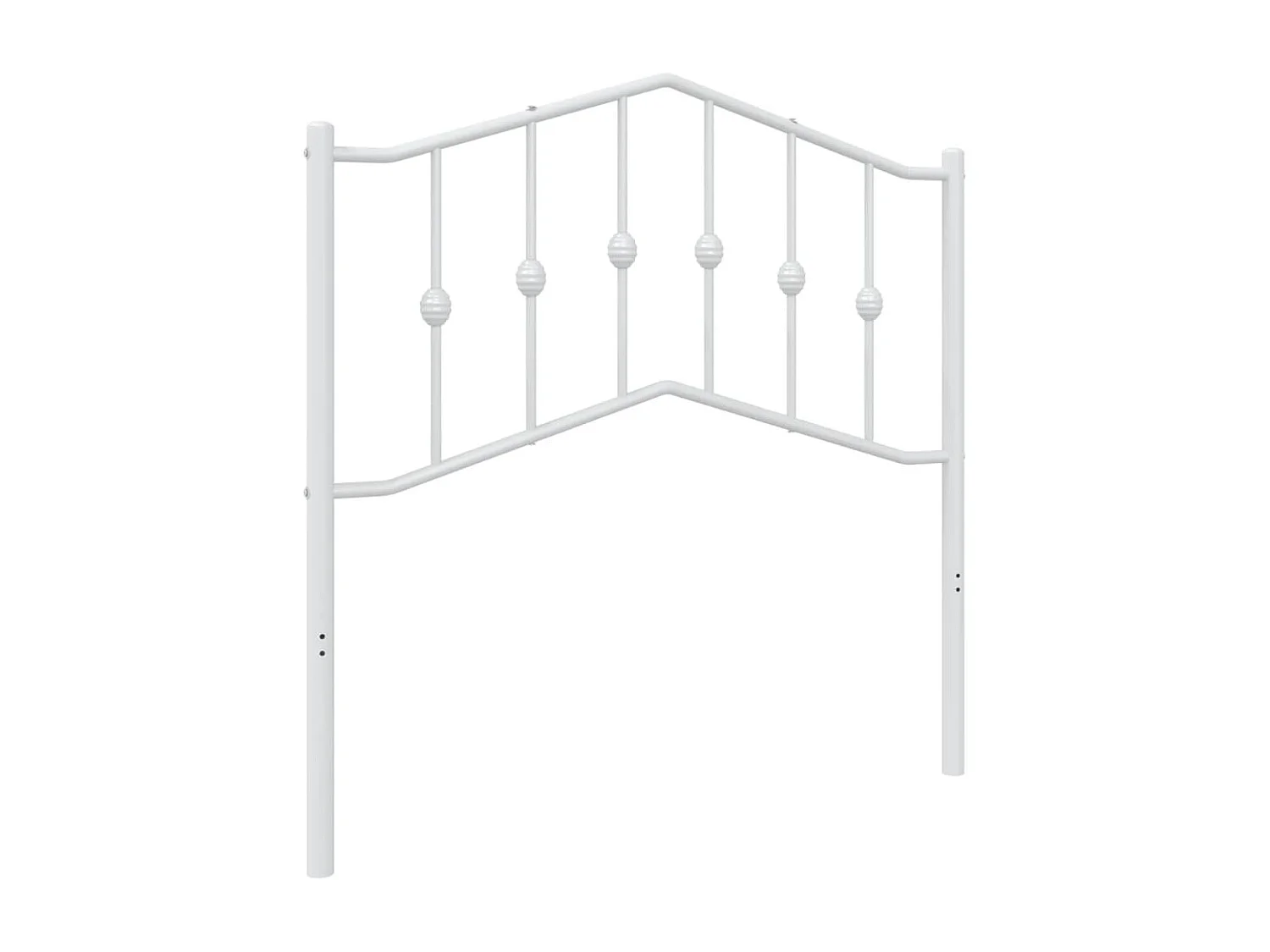 Hoofdbord 90 cm metaal wit NL527665
